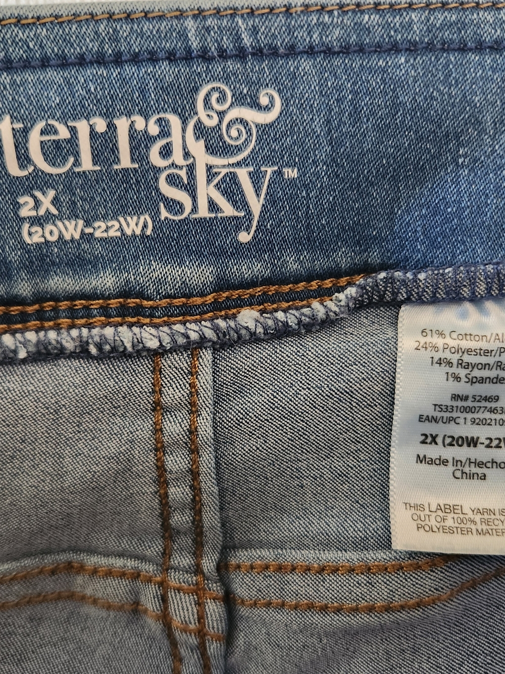 Terra & Sky Pull On Skinny Jeans - Picture 3 of 3